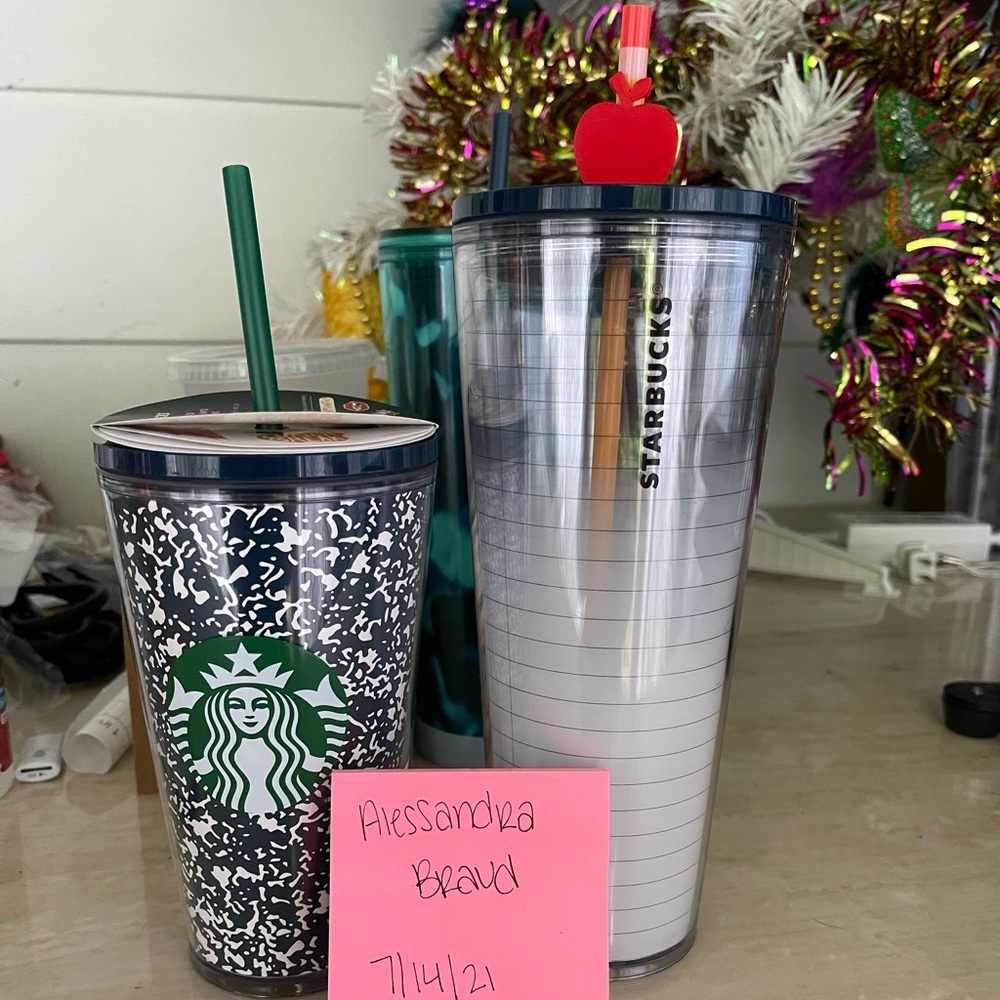 Starbucks Pencil and Composition Tumbler Bundle